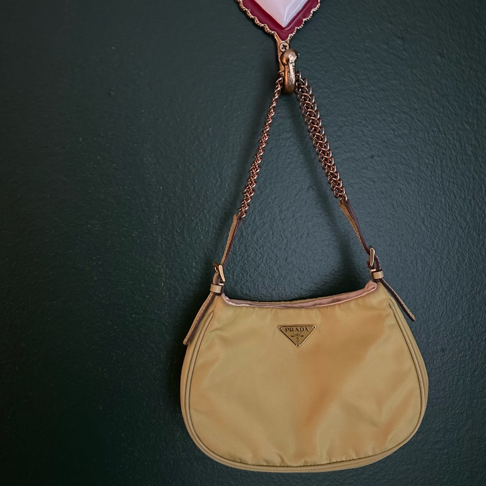 Prada Yellow Shoulder Bag